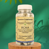 Photo of BCAA (Branch Chain Amino Acids) Supplement with 100 Capsules