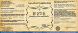 Biotin  - 100 Capsules