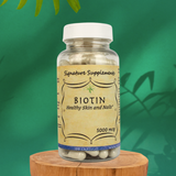 Photo of Biotin Supplement 5000 mcg 100 Capsules per bottle