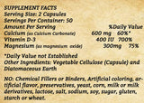 Calcium with Magnesium and Vitamin D - 100 Capsules