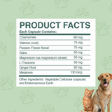 Calming Supplement for Pets - 100 Capsules