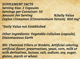 Ceylon Cinnamon - 100 Capsules