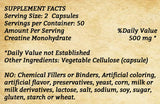 Creatine - 100 Capsules