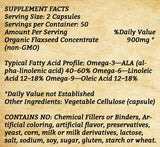 Flaxseed - 100 Capsules