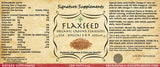 Flaxseed (Whole Ground) - 100 Capsules