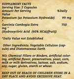 Garcinia Cambogia with Potassium - 100 Capsules