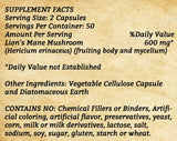 Lion’s Mane - 100 Capsules