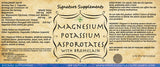 Magnesium Potassium Asporotates - 100 Capsules