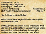 Milk Thistle - 100 Capsules