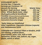 Natural Pain Relief - 100 Capsules