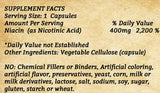 Niacin - 100 Capsules