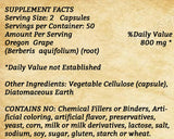 Oregon Grape - 100 Capsules