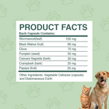 Parasite Cleanse for Pets - 100 Capsules