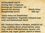 Phosphatidyl Serine - 100 Capsules