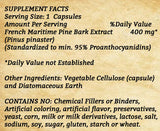 French Maritime Pine Bark Extract - 100 Capsules