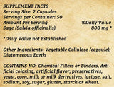 Sage - 100 Capsules
