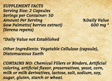 Saw Palmetto - 100 Capsules