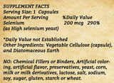 Selenium 200mcg - 100 Capsules