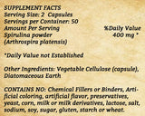 Spirulina - 100 Capsules