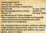 Vitamin D3 & K2 Complex - 100 Capsules