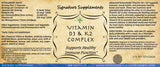 Vitamin D3 & K2 Complex - 100 Capsules