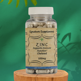 Zinc 100mg - 100 Capsules