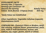 Yellow Dock - 100 Capsules