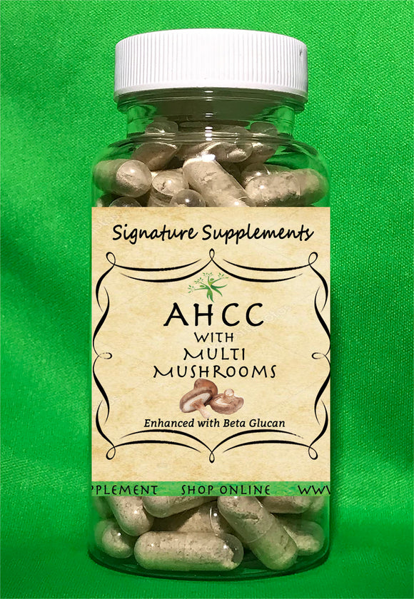AHCC with Multi Mushrooms - 100 Capsules