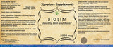 Biotin 5000 - 100 Capsules