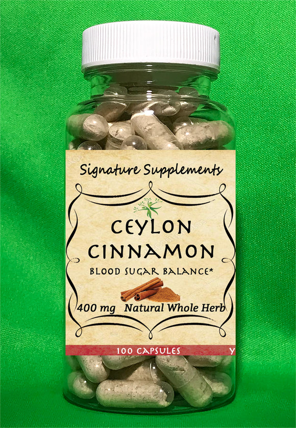 Ceylon Cinnamon - 100 Capsules