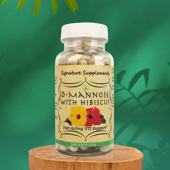 D-Mannose w Hibiscus - 100 Capsules