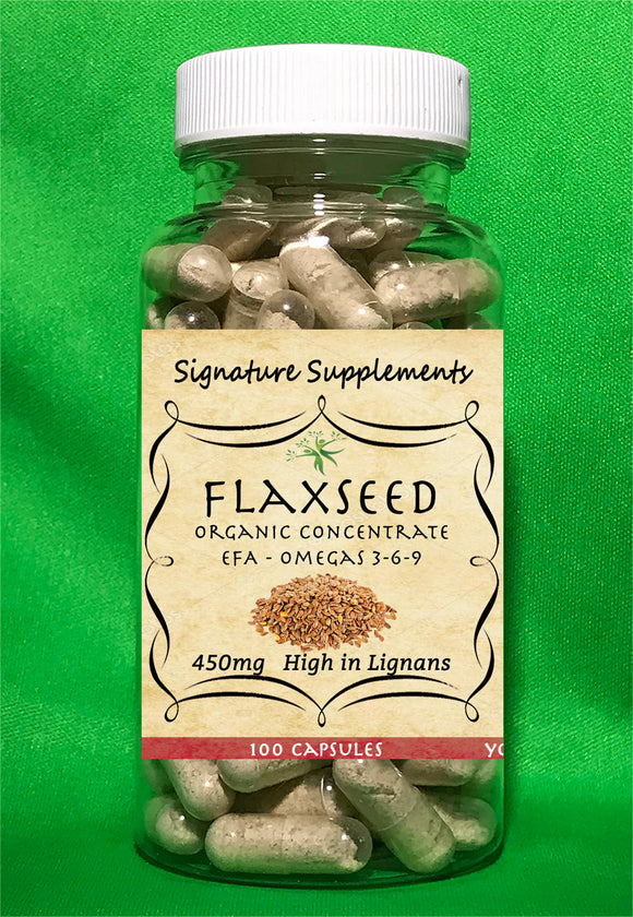 Flaxseed - 100 Capsules