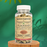 Flaxseed (Whole Ground) - 100 Capsules