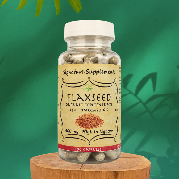 Flaxseed - 100 Capsules