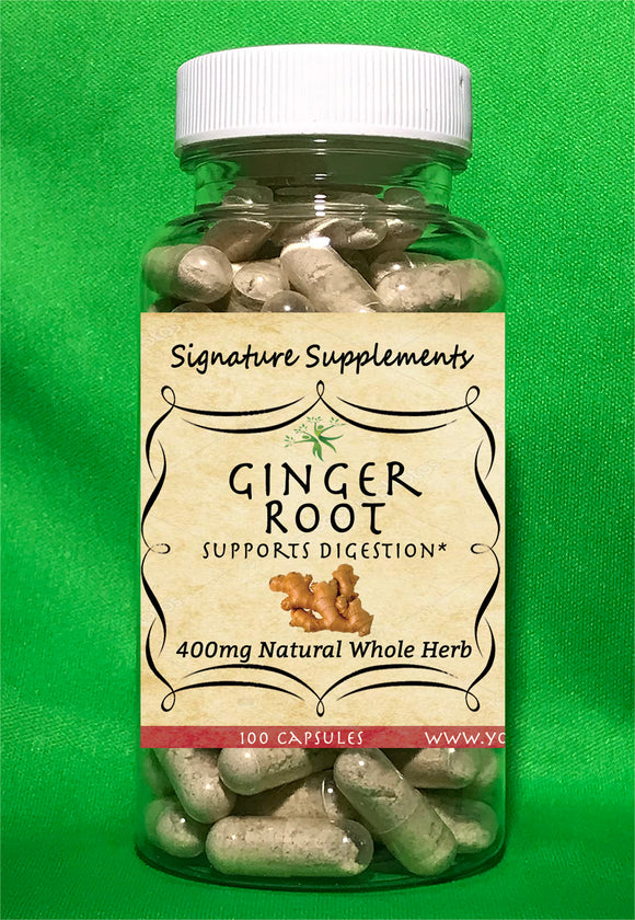 Ginger Root - 100 Capsules