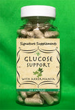 Your Signature Supplements Supplement Glucose Support is a natural formula featuring a blend of ingredients like Akkermansia muciniphila, Berberine, and Cinnamon, designed to complement your daily wellness routine. 100 Capsules per bottle