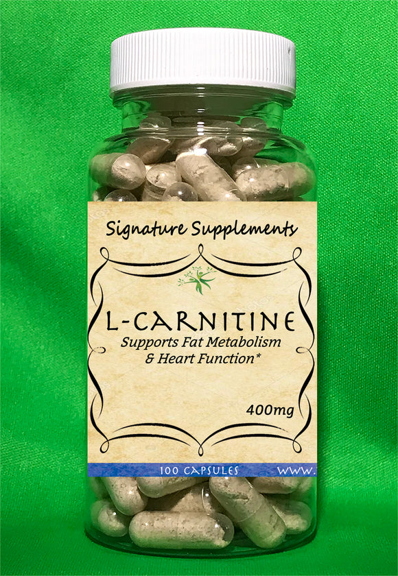 L-Carnitine : 100 Capsules