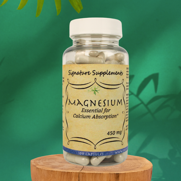 Magnesium : 100 Capsules