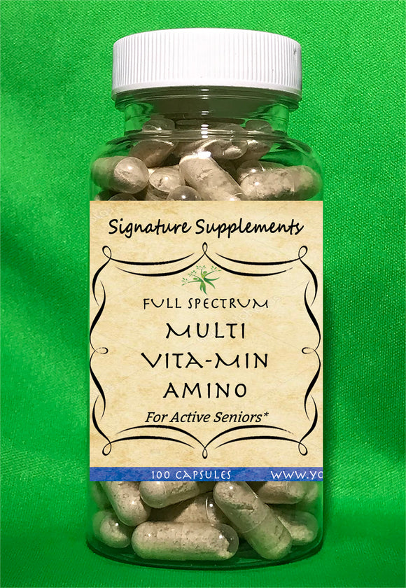 Multi Vitamin Mineral Amino Active Seniors - 100 Capsules