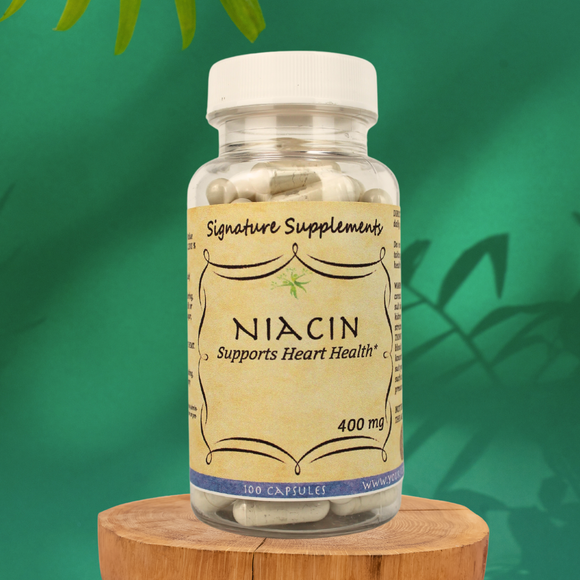 Niacin - 100 Capsules