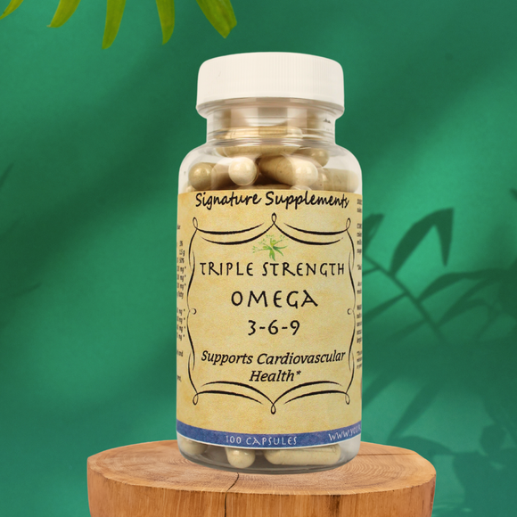 Supplement blend of Omega fatty acids, including Omega-3, Omega-6, and Omega-9, providing a convenient way to incorporate essential fatty acids into your daily routine.