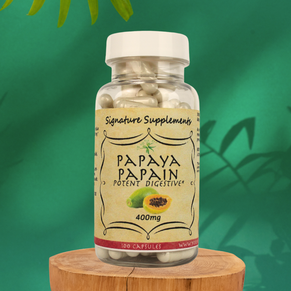 Papaya Papain - 100 Capsules