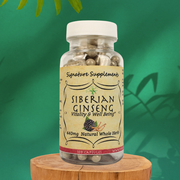 Siberian Ginseng - 100 Capsules