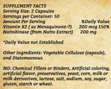 Vitamin K2 - 100 Capsules
