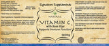 Vitamin C w Rosehips - 100 Capsules