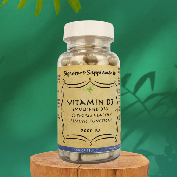 Vitamin D3 2000 IU - 100 Capsules