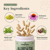 Allergy Supplement for Pets - 100 Capsules