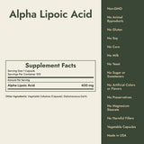 Alpha Lipoic Acid Supplement Facts and what it's free from