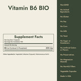 Vitamin B6 BIO Supplement Facts and what it's free from