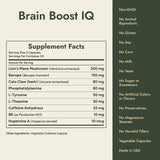 Brain Boost IQ Supplement Facts and what it's free from